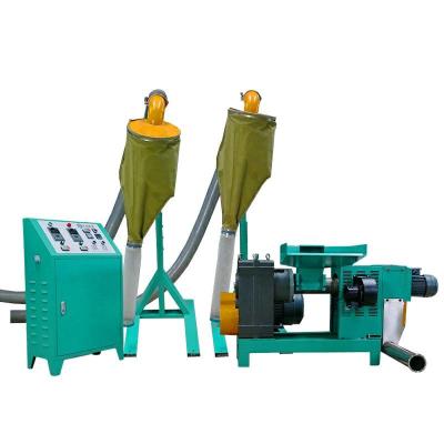 Máquina de pelotização de filme plástico de extrusão eletromagnética para reciclagem de PVC