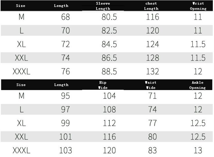 Unisex Ovesized Zip Up Mens Sports Tracksuits With Your Own Custom Logo