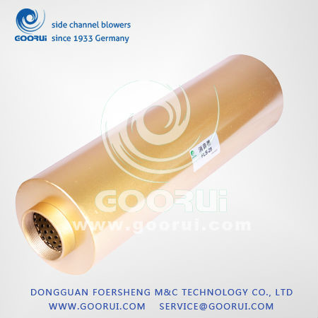 G1 1/4" Metal Steel Air Pump Silencer , Regenerative Side Channel Blower Muffle