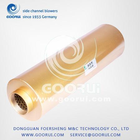 G1 1/4 Metal Steel Air Pump Silencer , Regenerative Side Channel Blower Muffle