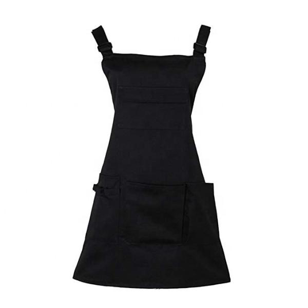Adjustable Cotton Apron Uniform Blank Reusable Digital Print For Supermarket Worker