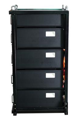 Cellule de batterie Li-ion à cycle profond 100A 51.2V pour équipement médical avec batterie noire mate intégrée BMS