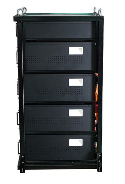 Medical Equipment Power Supply Deep Cycle 100A 51.2V Li Ion Battery Cell With Matt Black Pack Battery Built In BMS