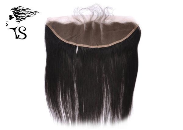 4x13 Swiss Lace Frontal Closure Three Part Silky Straight Unprocessed Human Hair Lace Frontal