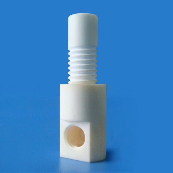 Thermal Insulation Zirconia Ceramic Parts , Zro2 Ceramic Fixture Anti Aging 3Y - TZP