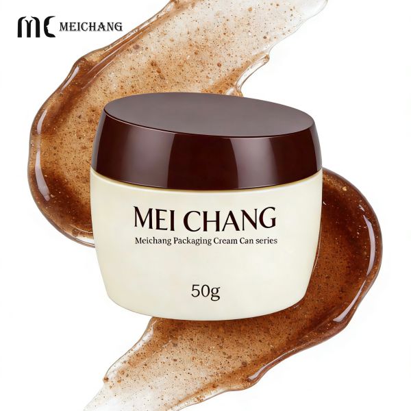 15G/20G/50G PETG High-Transparency Slant-Mouth Double-Layer Cream Jar(MC-P-534)