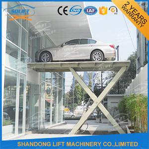 Hot Dip Galvanizing Hydraulic Car Lifts High Strength Manganese Steel Material