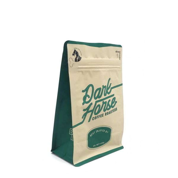 12oz 340g Coffee Bean Packaging Bags Safety Biodegradable Coffee Packaging