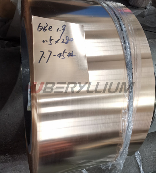 Толщина 0.1mm прокладки меди Qbe1.9 0.12mm 0.15mm 0.2mm для электрической индустрии