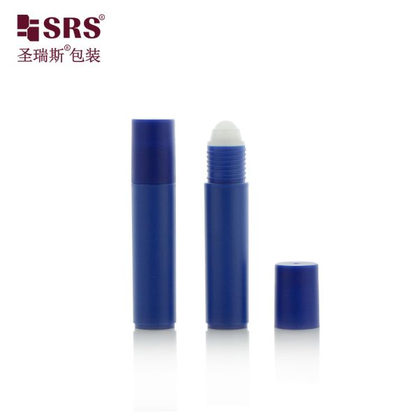 10ml Matte Frosted PP PCR Roll on Bottle for Essential Oil Logo Printing Smooth Surface