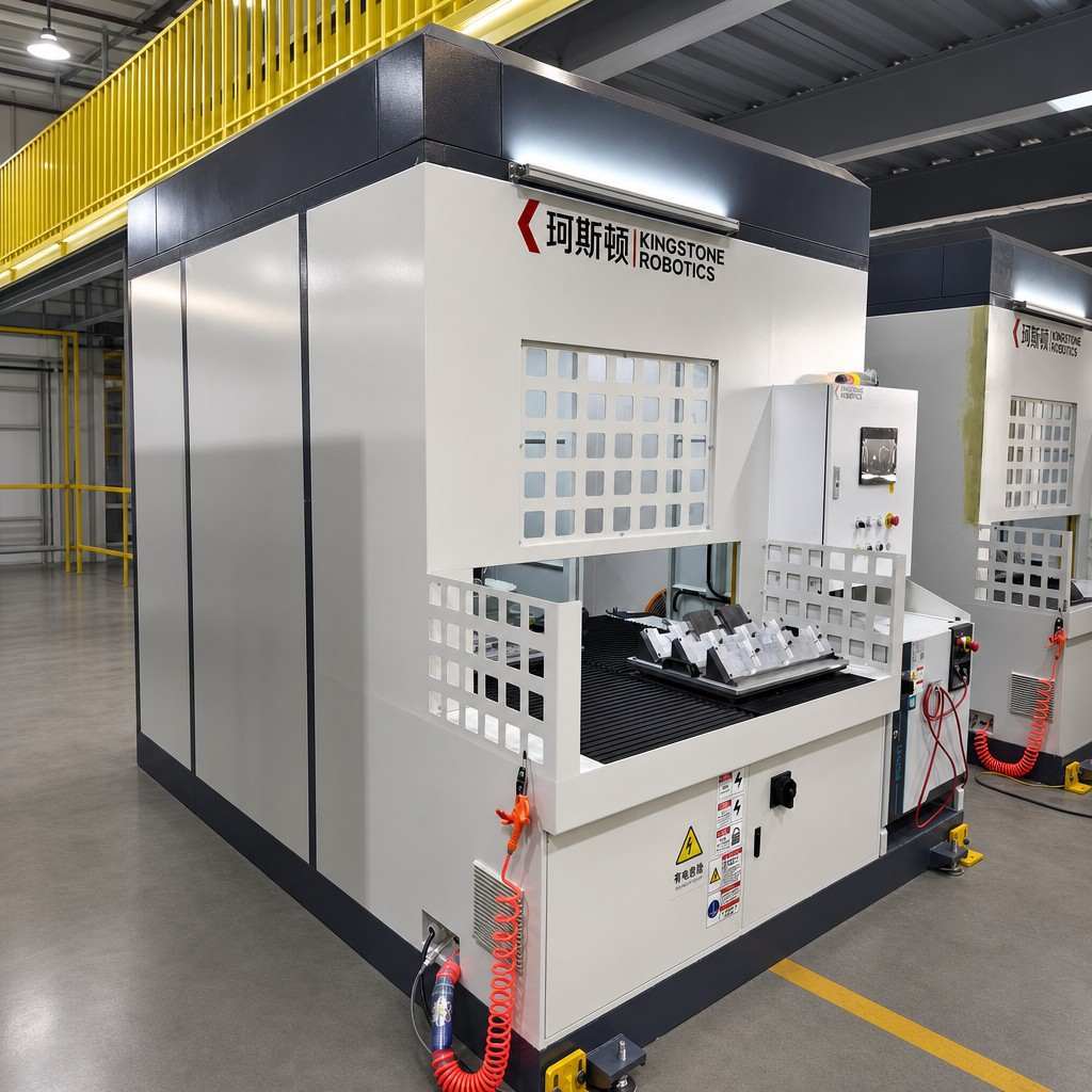 Automatic Robotic Deburring Machine For Automotive Plastic Steering Wheel Components
