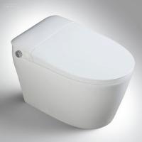 Pas de pression d'eau Confortable Santé Design moderne Plancher monté Couverture de siège intelligent Sans câble d'alimentation Toilette Hôtel salle de bain