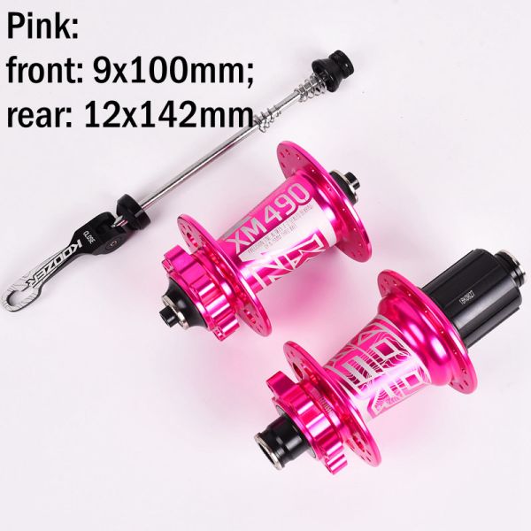 2021 Koozer XM490PRO 4 Bearing MTB Mountain Bike Hub Rear 12x142mm Thru 32 Holes Disc Brake Bicycle