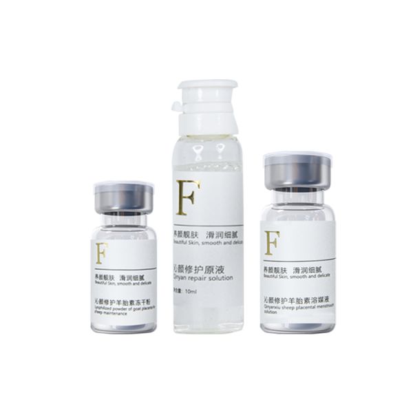Sheep Placenta Freeze-Dried Serum Peptide Infused Anti-Aging Hyaluronic Acid Facial for Essence Day Night-Factory Custom