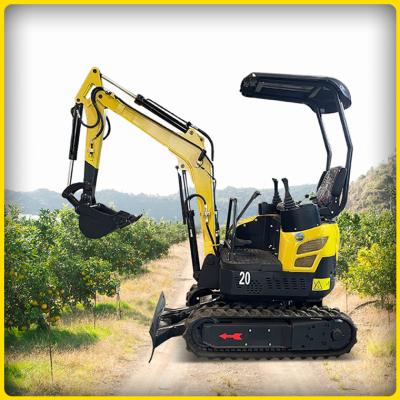 2000Kg Little Mini Excavator Equipment , Mini Mini Digger Excavator