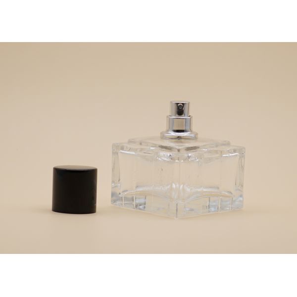 Флаконы духов тяжелого квадрата стены стеклянные, флаконы духов стекла 50мл