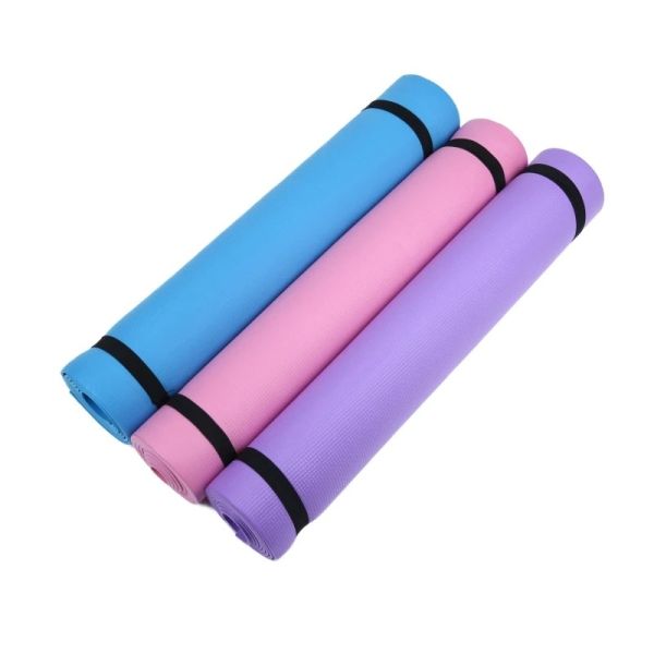 Indoor Exercise Fitness Yoga Mat EVA Foam Yoga Mat 4MM Thick Non Slip Thick Exercise Mats