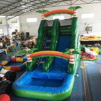 O PVC feito-à-medida de 0.55mm corrediças de água infláveis para Childre 14 anos envelhece