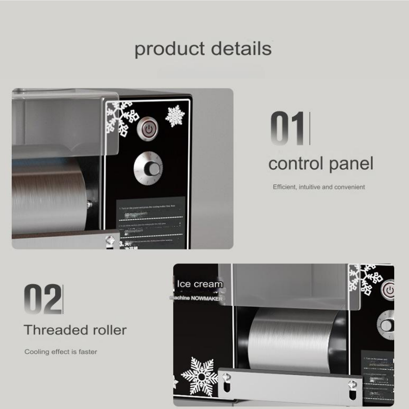 Mini Snow Ice Maker Shaver Machine for in 220/110V Korean Style Snowflake Ice Machine