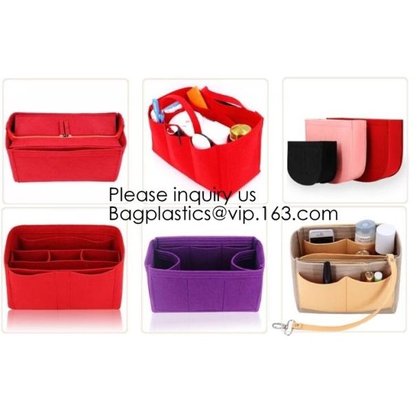 Customized Size Wholesale Felt Baby Diaper Bag,Multi-colored felt baby diaper caddy organizer with PU handle Multiple La