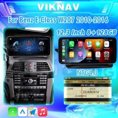 Viknav 12.3 Inch Android Car Radio Para Mercedes Benz E W207 2010-2016 GPS Navegação DVD Multimédia Player ((NTG4.0)