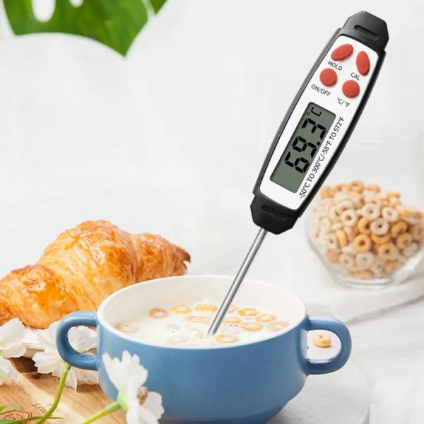 DTH-98 -50 To 300℃ Waterproof Digital Cooking Food Kitchen Candy Thermometer for Grill Smoker Oven Backing BBQ Instant Read Meat Thermometer