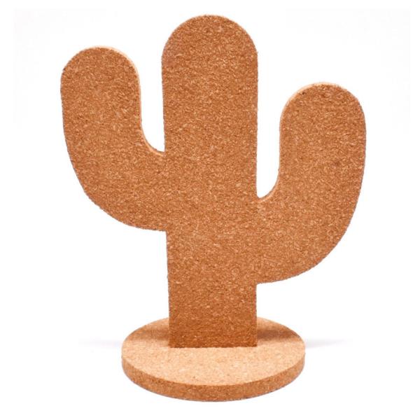 H22cm Diy Personalised Cork Notice Board Pin Handicrafts Cactus Shape