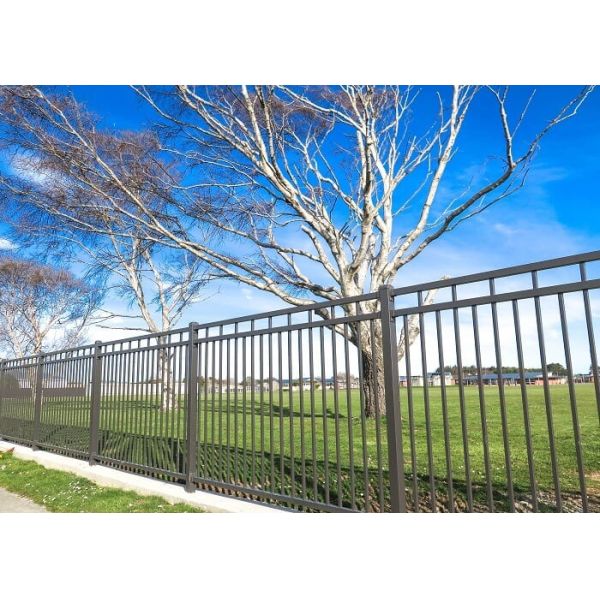 POWDER coated tubular fence panels Hercules Security Fence panels