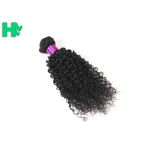Natural Color 100% Natural Peruvian Virgin Kinky Curly Hair Extensions Human Hair Wave