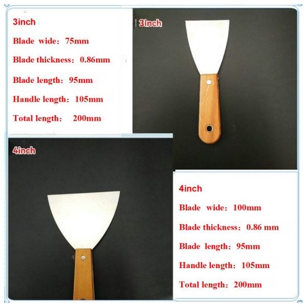 Полирующие лезвия Матовые скребцы Нож с пластиковой ручкой Поддержка OEM логотип