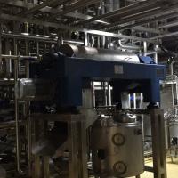 La centrifugeuse horizontale biphasée de décanteur facile fonctionnent pour l'assèchement de vinasse