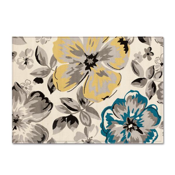 99.1*152.4cm Flower Pattern Room Rugs Washable Dining Room Floor Mat Floor carpet