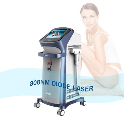 500W tratamento permanente dos pêlos faciais da máquina da remoção do cabelo do laser do diodo do biquini 808nm