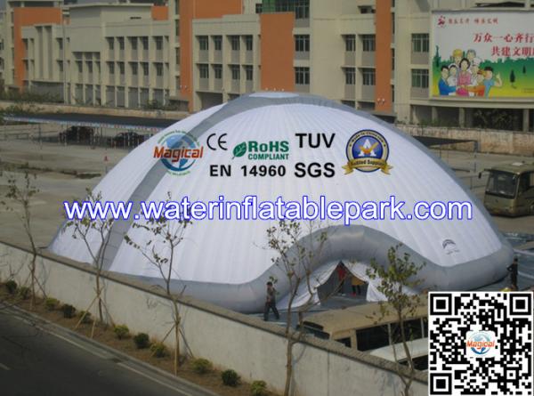 Giant Inflatable Tent 18m diameter ,  White Inflatable Dome  Hire For Events