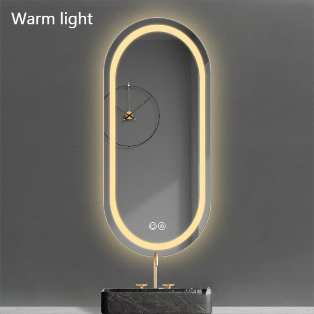 Умное стекло Круглое дизайн светодиодное зеркало для гостиничного номера