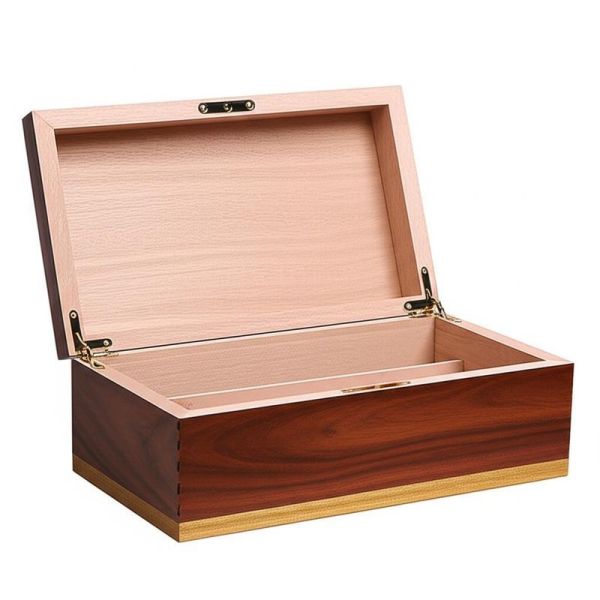 Portable Personalized Cigar Box Handmade Cigar Humidor 50-200 Capacity Cigars With Logo