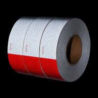 Tape réfléchissante DOT autoadhésive à perles de verre pour véhicule pour avertissement de sécurité