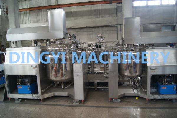 High Shear Mixer Shampoo Production Line , Shampoo Manufacturing Equipment