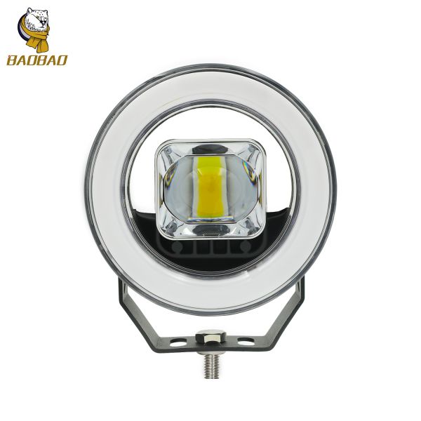 4.5 Inch Round Red Devil Eyes LED Headlamp For Car For Motorcycle Auto Parts