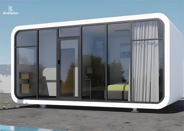 Lightweight Apple Cabin House , Storage Space Capsule House For Living And Working
