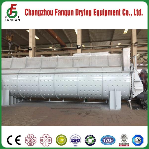Sludg Fertillizer Biomass Horizontal Disc Dryer Contra Flow 8T