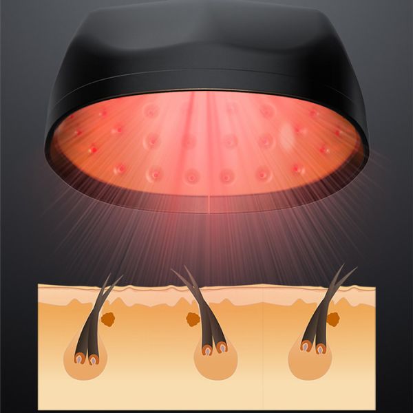 Портативный USB шляпы терапией красного света поручает красную крышку лазера для роста волос