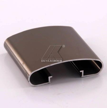 Shop Aluminum Handrail Extrusions Gold Anodized 6063 Series Alloy T5 Temper