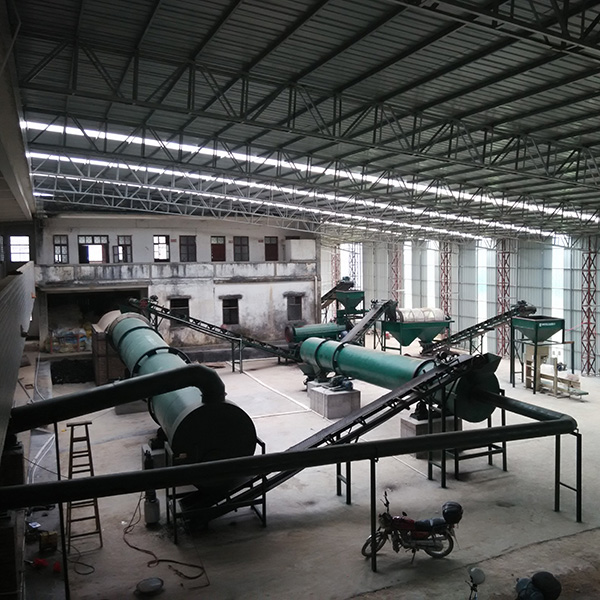 Линия производства органических удобрений 10TPH для складов