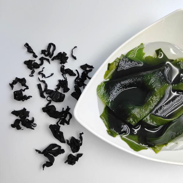 Curly Black Cut Wakame Dried Seaweed Nutrient Rich Superfood For Digestion And Well Being