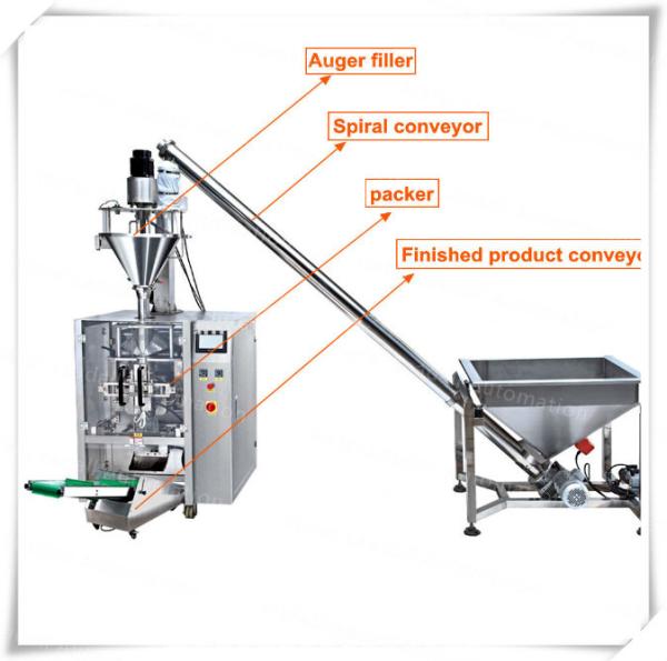 automatic flour packing machine , powder packaging machine for wheat flour / bread flour / cake flour / gluten flour