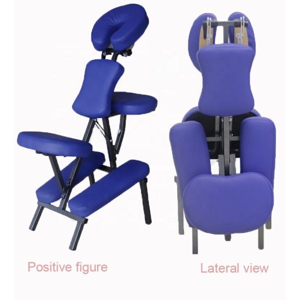 Customized Logo Blue Master Massage Professional Portable Massage Chair with Function and Manual-Wired Control