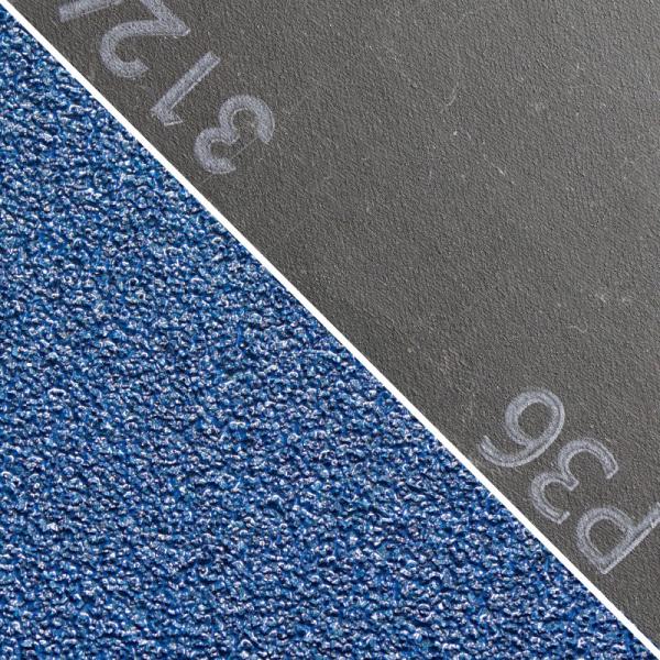 SANDING BELT FOR CHIPBOARD, ZIRCONIA ALUMINA / CALCINED ALUMINA BLENDED GRAIN WIDE SANDING BELT