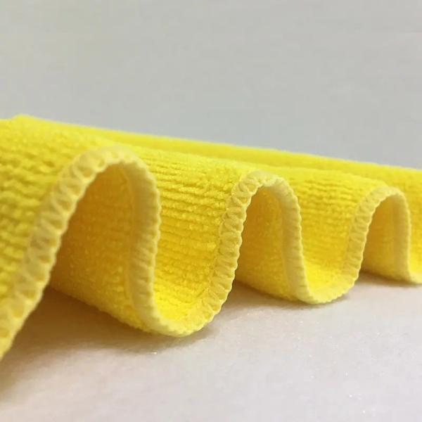 Custom Logo Microfiber Cleaning Cloths 400gsm Lint-Free Reusable