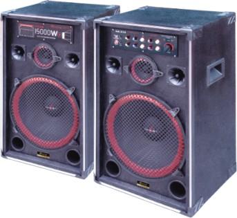 2.0 professional stage speaker with USB/SD/FM function